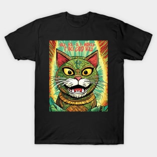 Tiki God Ku Cat T-Shirt